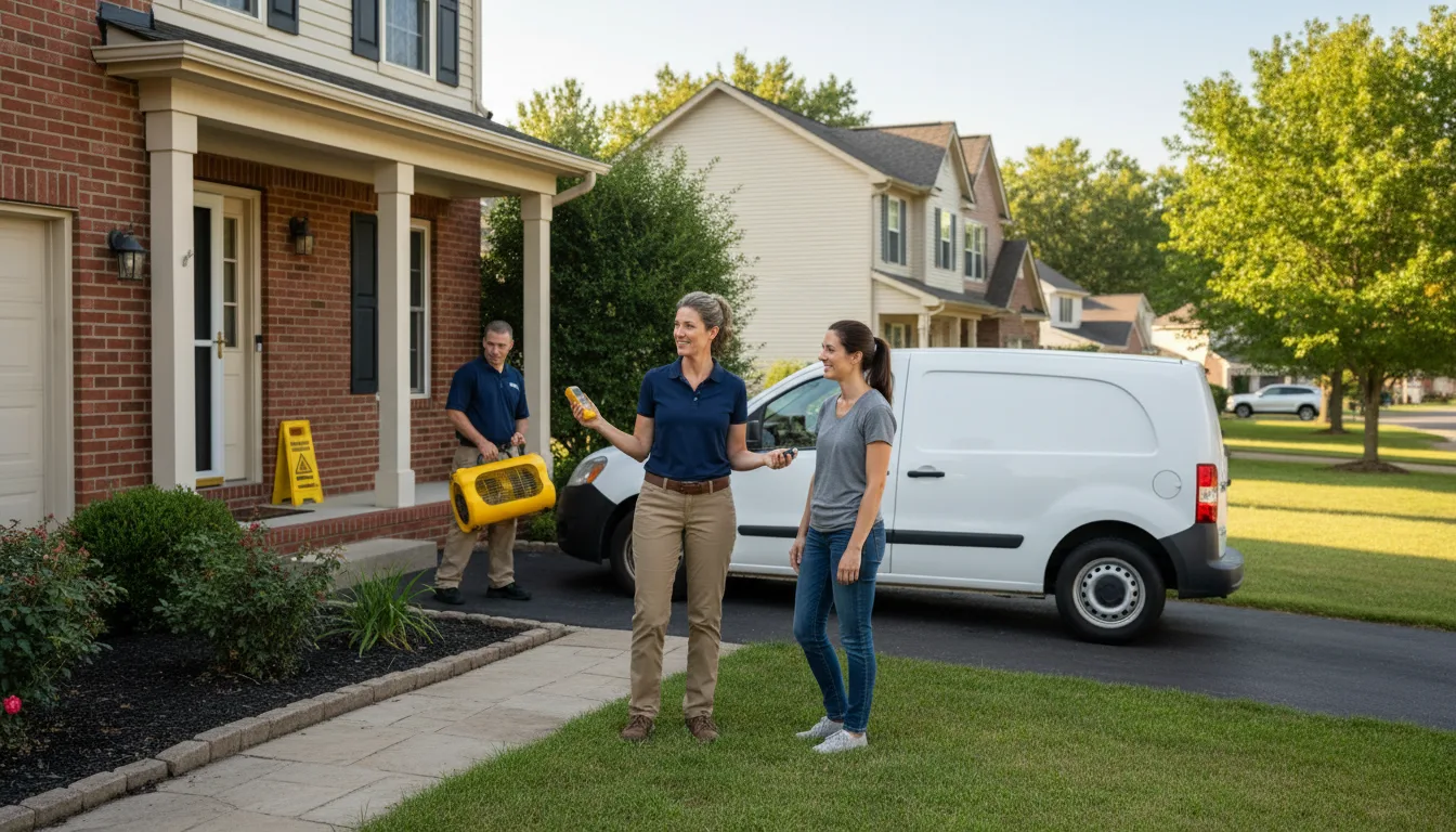 Water restoration image for Mildew Remediation in Marine City, MI